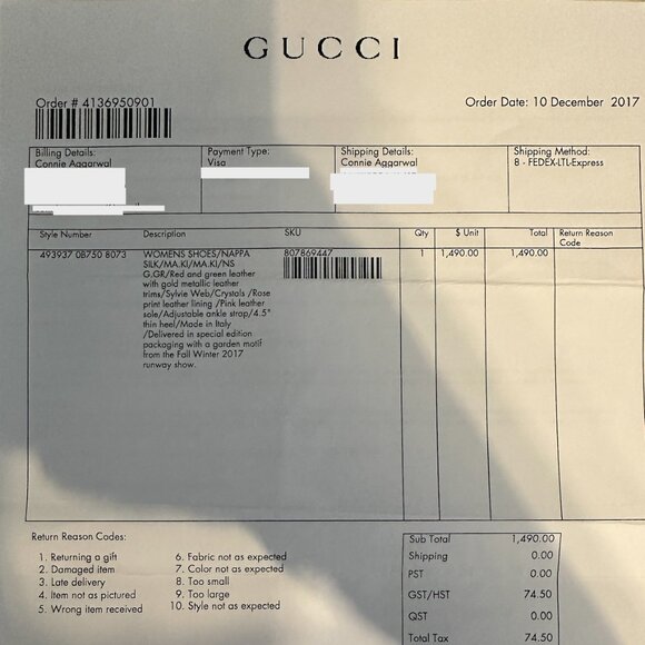 GUCCI Leather Sandal Heels Floral with Crystals — 37.5 — Fall/Winter 2017 - Picture 7 of 8